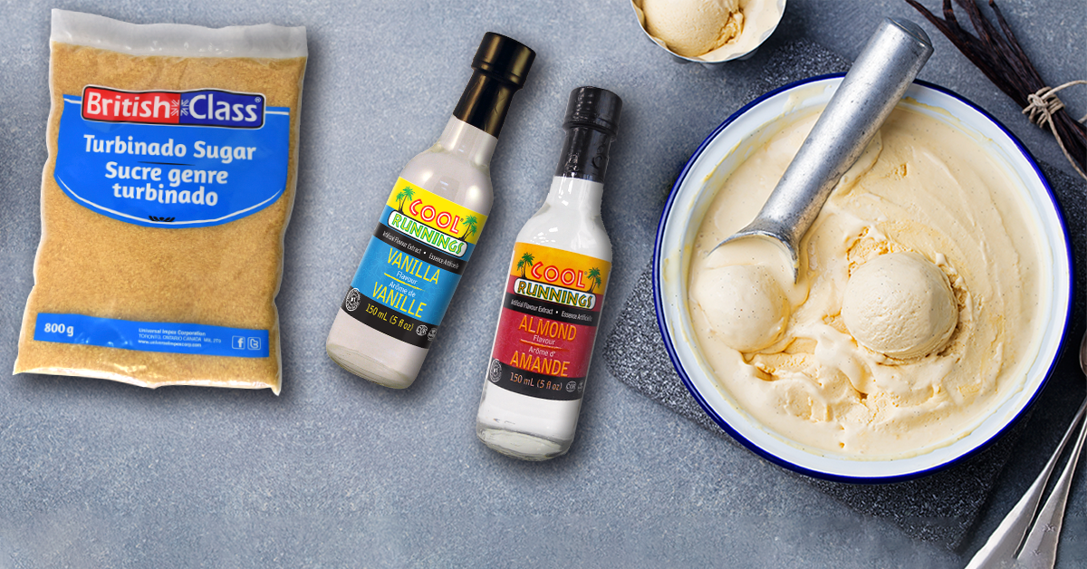 Homemade Almond Ice Cream Recipe |Cool Runnings Foods