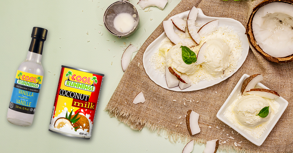 Coconut Ice Cream |Cool Runnings Foods