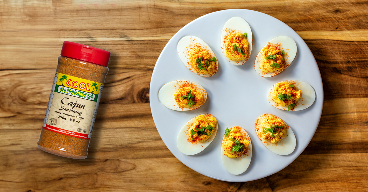 Cajun Deviled Eggs Recipe |Cool Runnings Foods