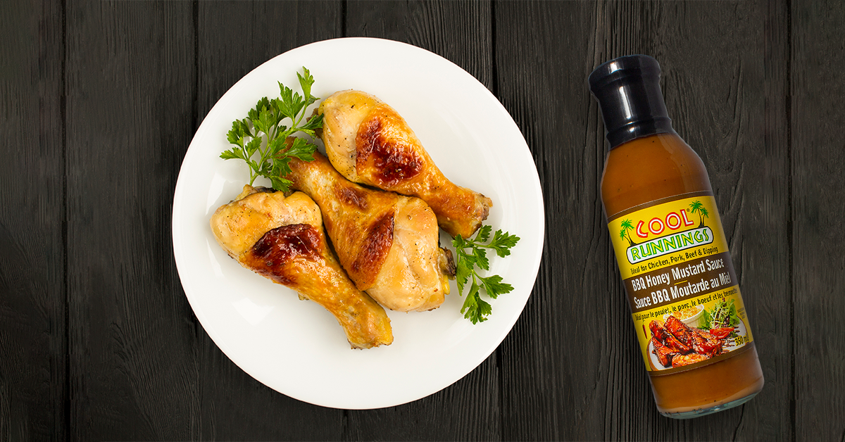 BBQ Honey Mustard Chicken |Cool Runnings Foods