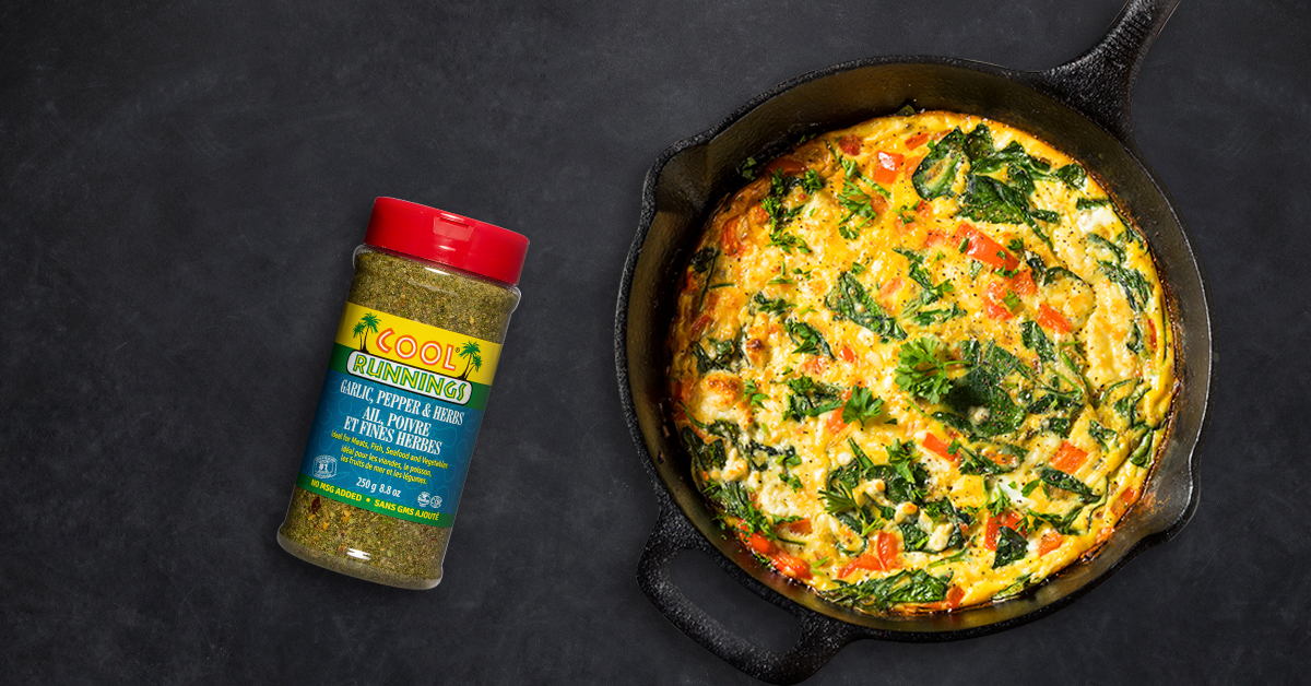 Bell Pepper Frittata Recipe |Cool Runnings Foods