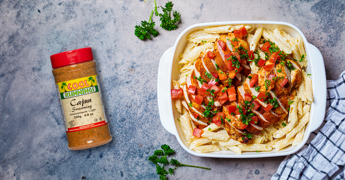 Cajun Chicken Alfredo |Cool Runnings Foods