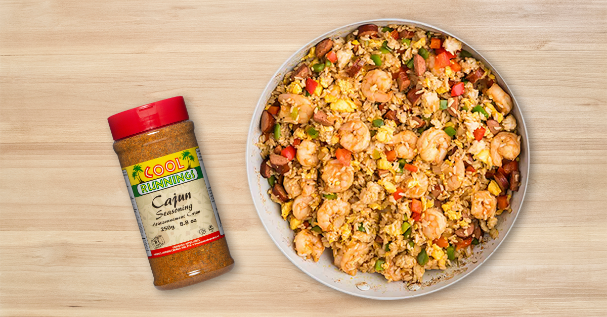 Cajun Fried Rice |Cool Runnings Foods
