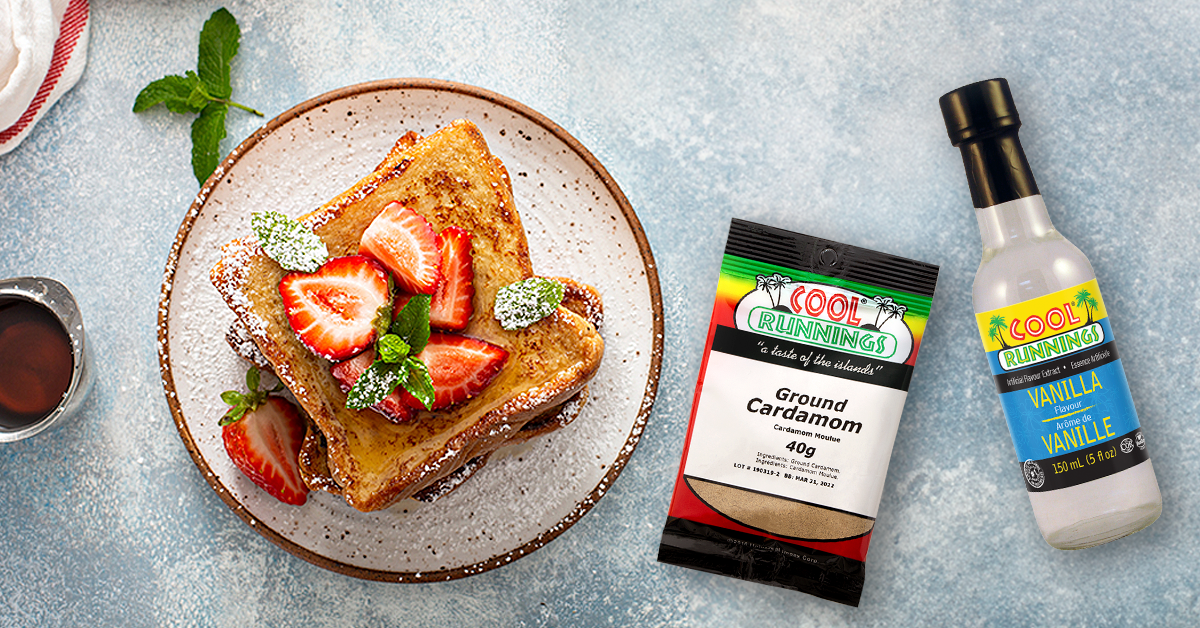 Cardamom French Toast Recipe |Cool Runnings Foods