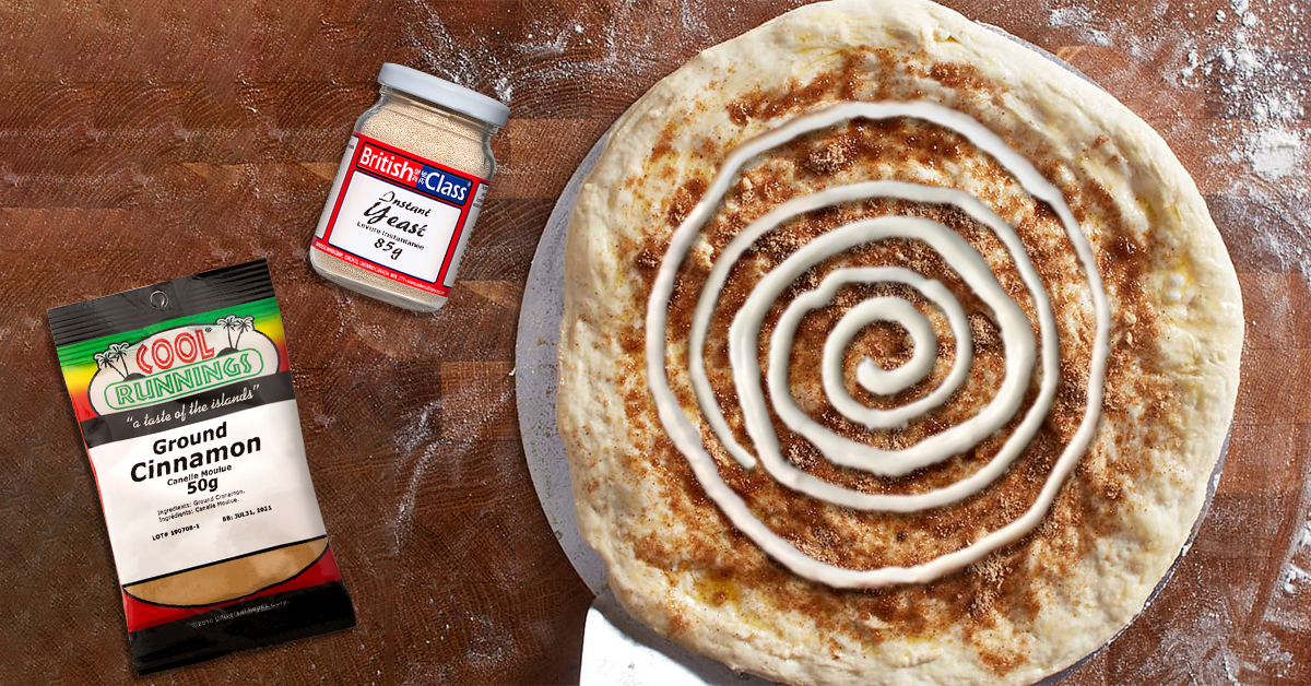 Cinnamon Roll Dessert Pizza Recipe |Cool Runnings Foods