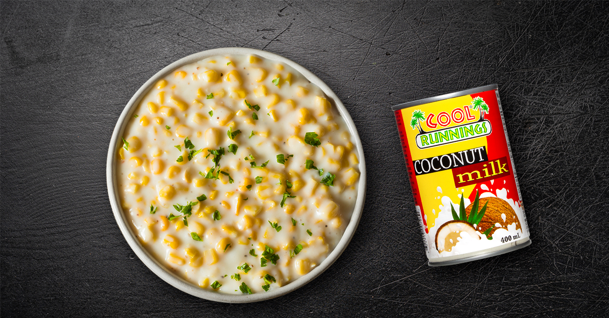 Coconut-Creamed Corn Recipe |Cool Runnings Foods