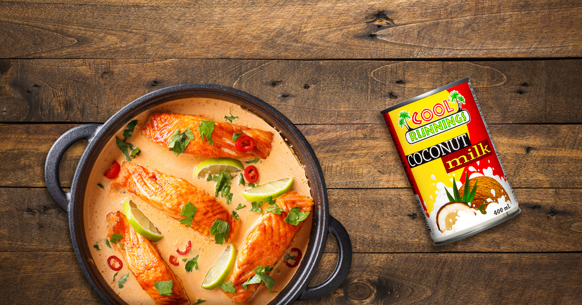 Coconut Curry Salmon |Cool Runnings Foods