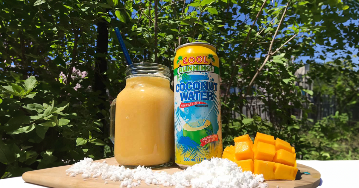 Coconut Mango Drink |Cool Runnings Foods