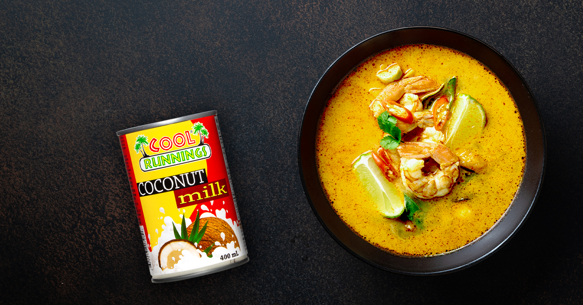 Coconut Shrimp Soup |Cool Runnings Foods