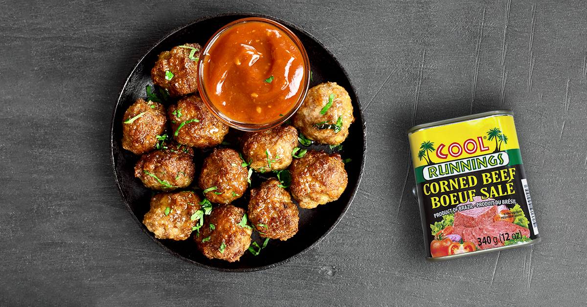 Corned Beef Balls |Cool Runnings Foods