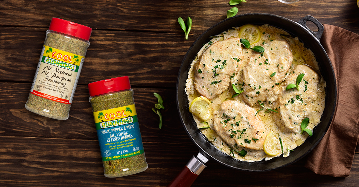 Creamy Garlic Herb Chicken |Cool Runnings Foods