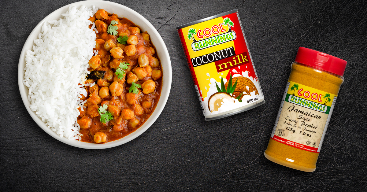 Curry Chickpeas |Cool Runnings Foods