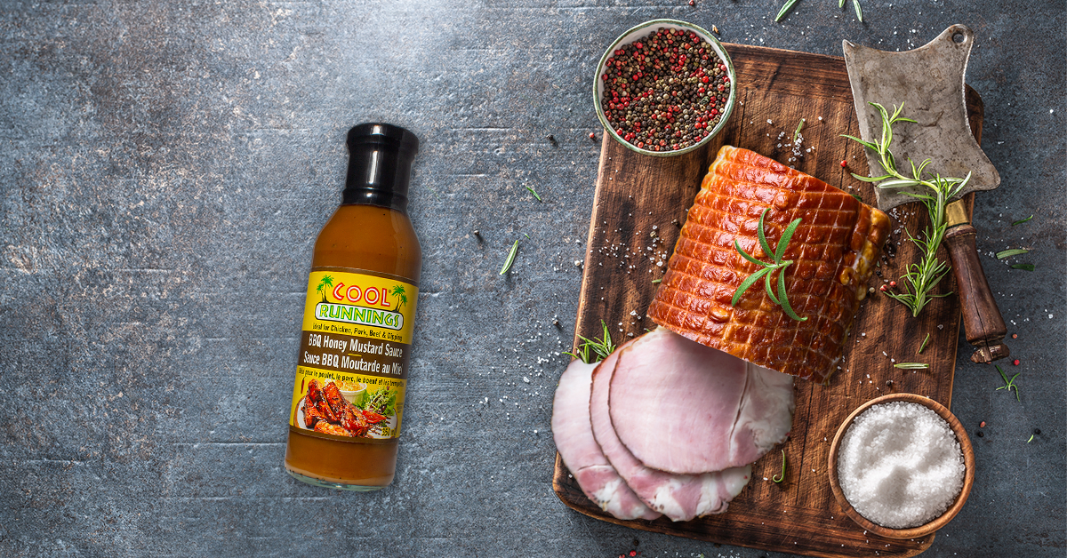 Glazed BBQ Honey Mustard Ham |Cool Runnings Foods