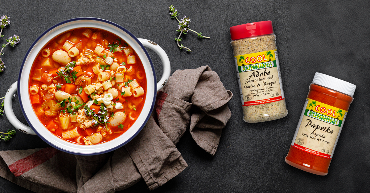Hearty Pasta Soup Recipe |Cool Runnings Foods