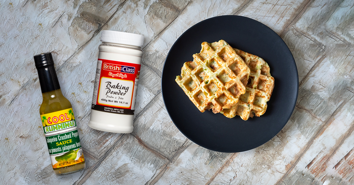 Jalapeno Cheddar Waffles |Cool Runnings Foods