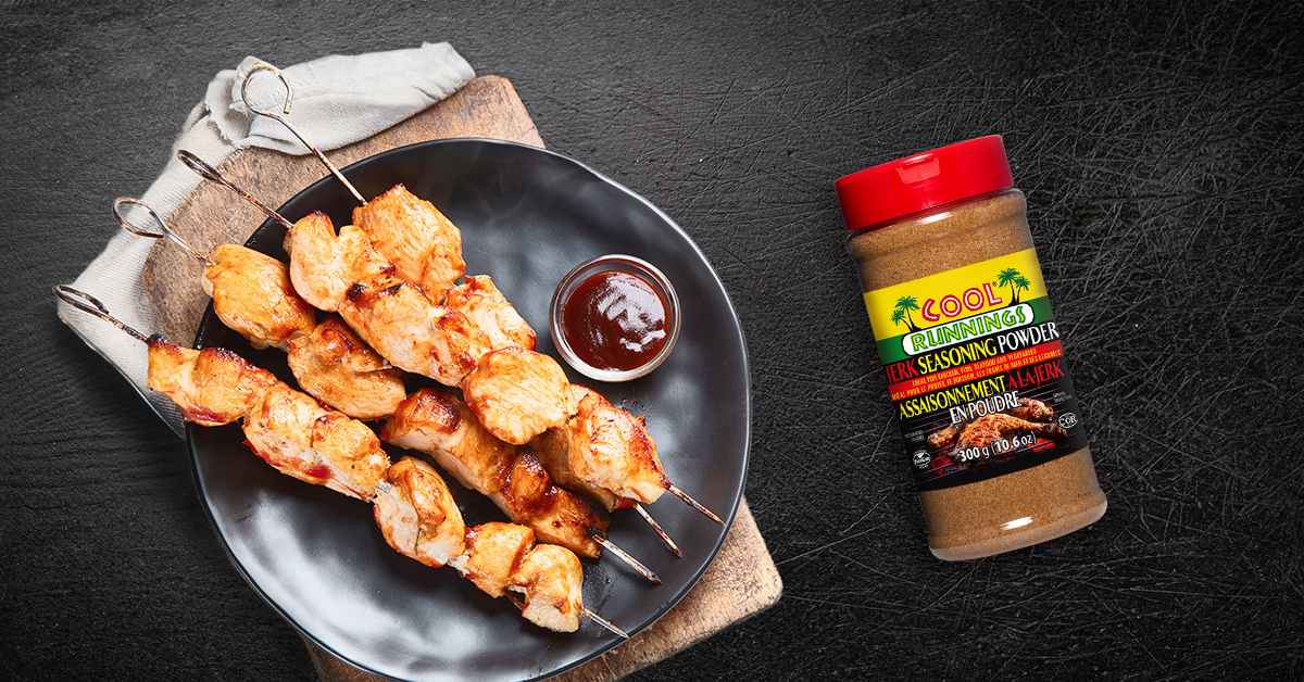 Jerk Chicken Skewers |Cool Runnings Foods