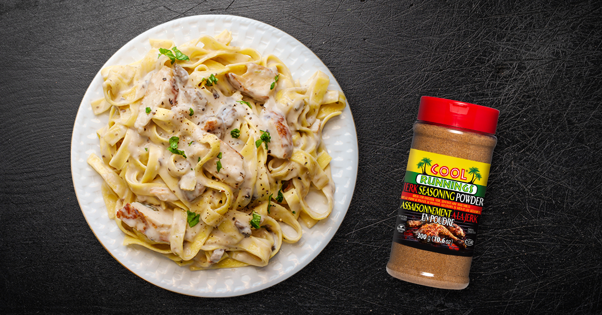 Jerk Fettuccine Alfredo |Cool Runnings Foods