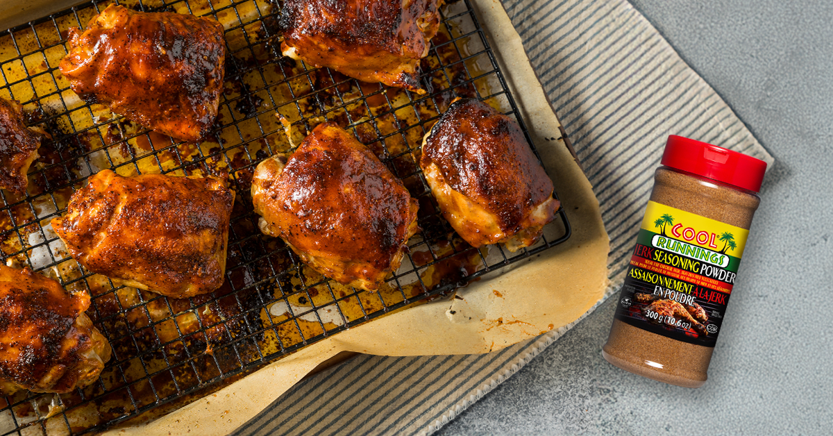 Jerk Chicken Thighs On the BBQ Recipe |Cool Runnings Foods