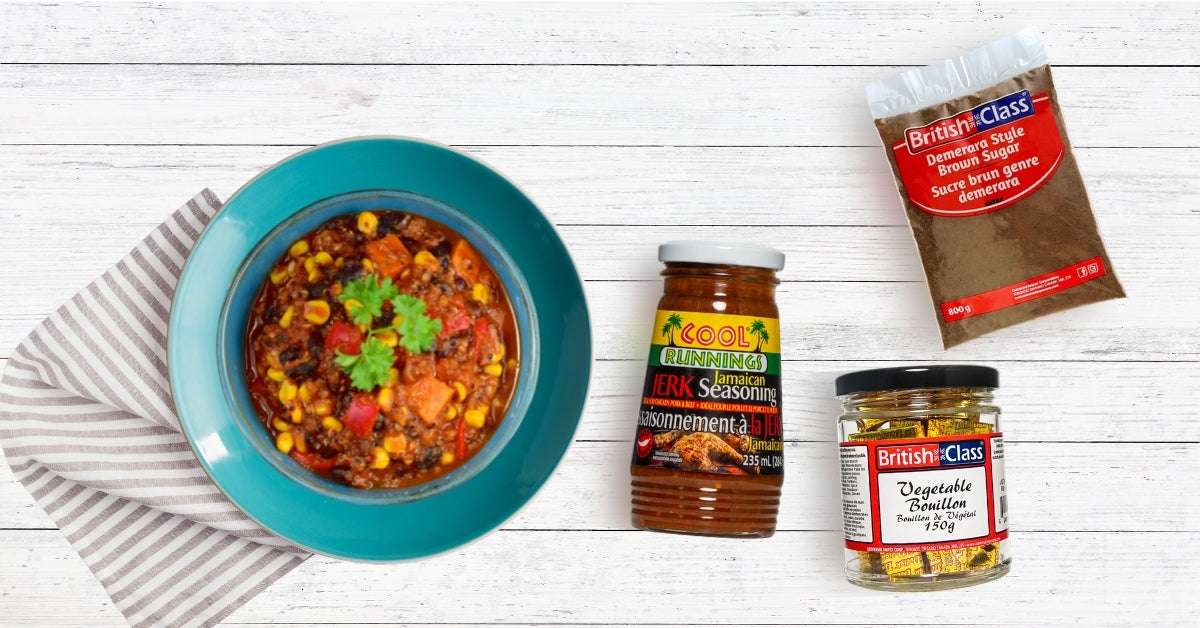 Jerk Sweet Potato & Black Bean Curry |Cool Runnings Foods