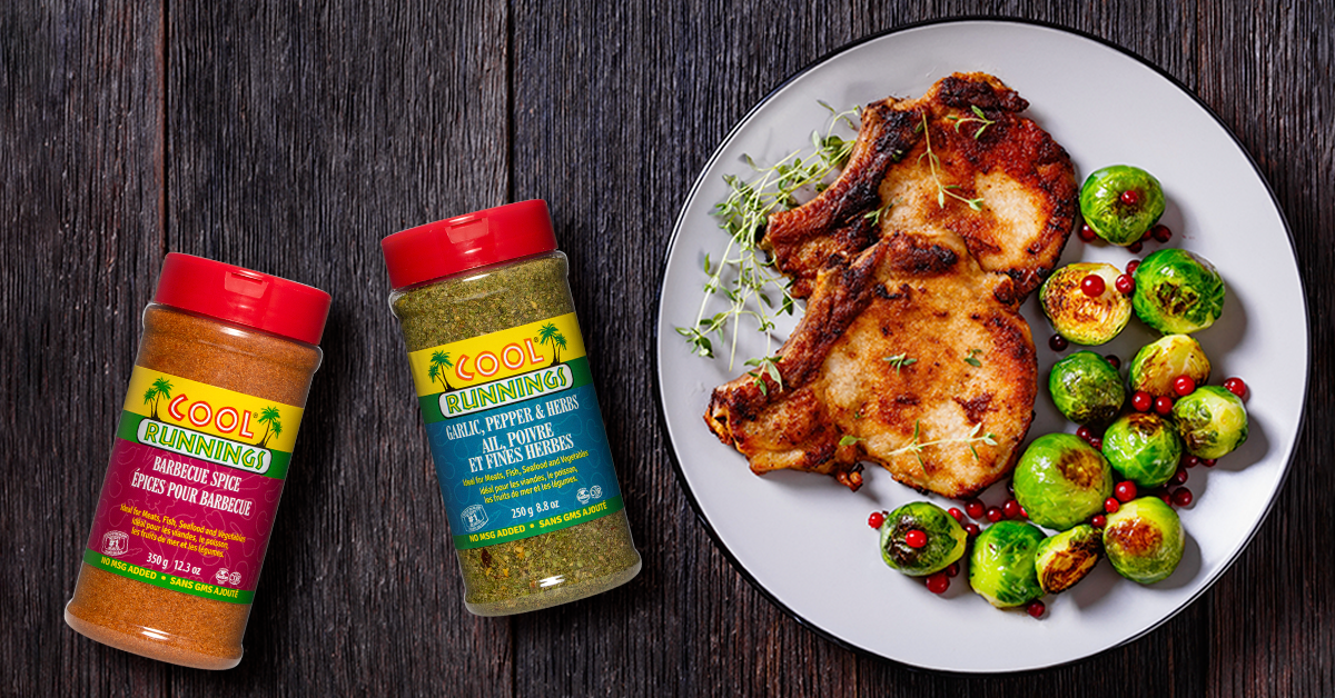Lemon & Herbs Pork Chops Recipe |Cool Runnings Foods