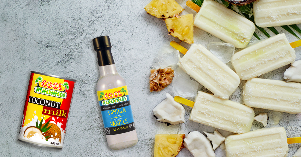 Pina Colada Popsicles |Cool Runnings Foods