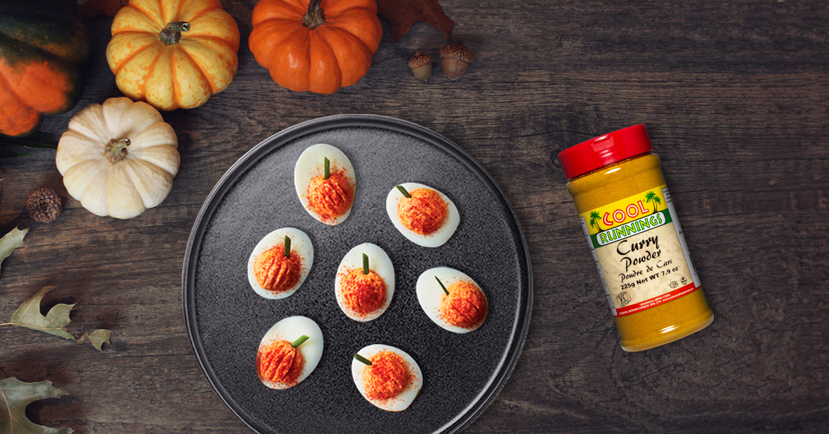 Curried Deviled Eggs |Cool Runnings Foods