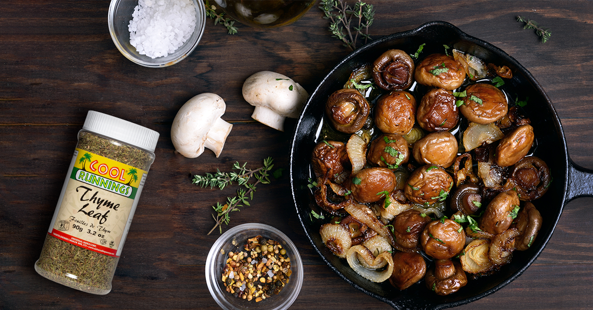 Roasted Garlic Butter Mushrooms Recipe |Cool Runnings Foods