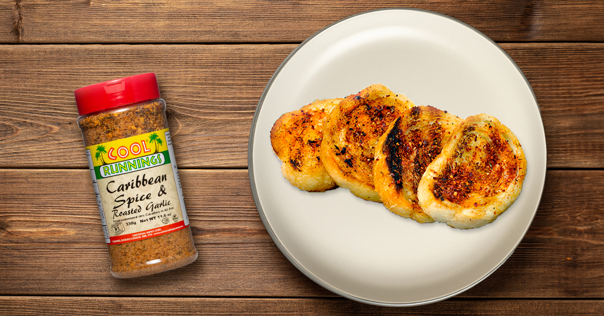 Spicy Garlic Bread |Cool Runnings Foods