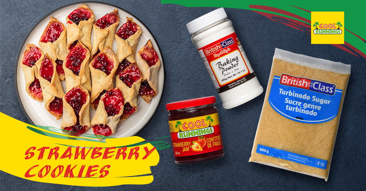 Strawberry Cookies |Cool Runnings Foods