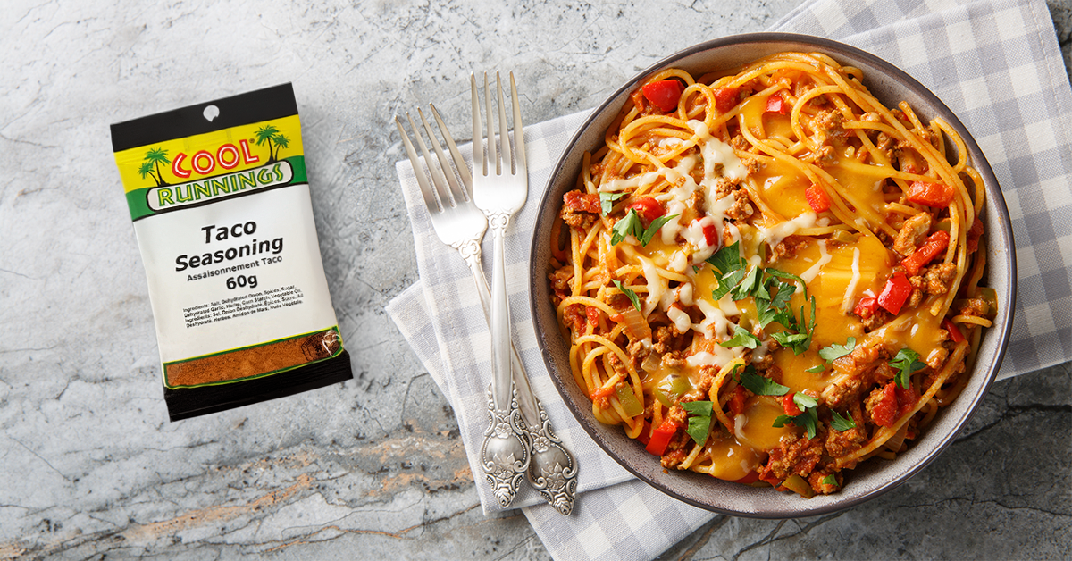 Taco Pasta |Cool Runnings Foods