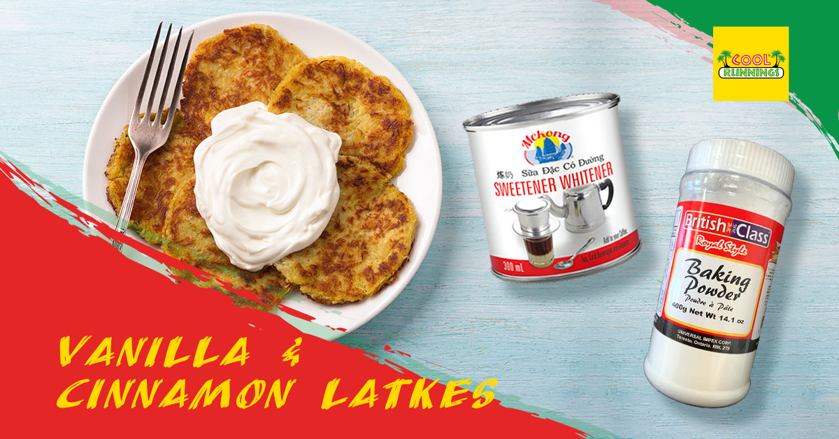 Vanilla & Cinnamon-Apple Latkes |Cool Runnings Foods