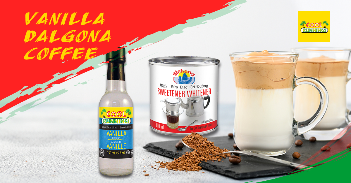 Vanilla Dalgona Coffee |Cool Runnings Foods