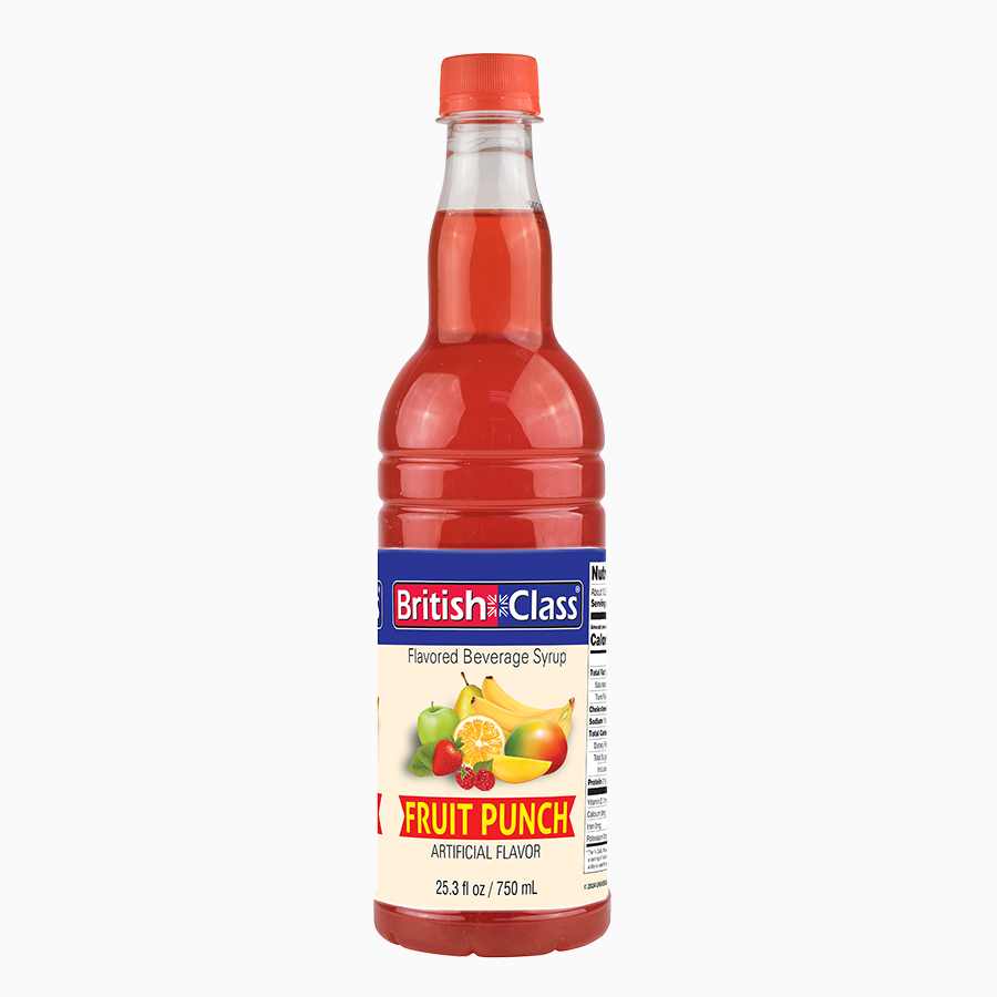 British Class Fruit Punch Syrup Cool Runnings Foods 2572