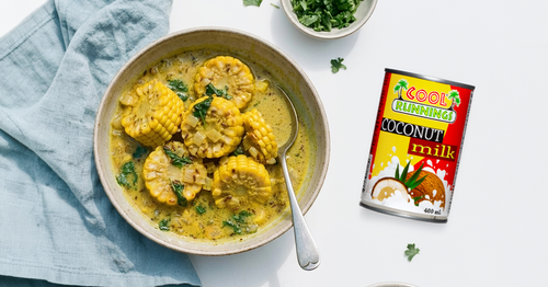 Corn on the Cob with Coconut Sauce