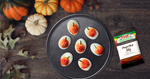 Pumpkin Deviled Eggs