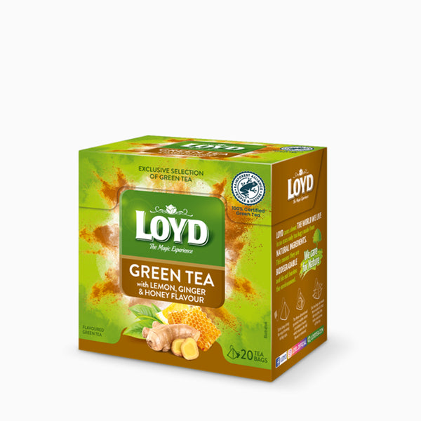 Loyd Green Tea with Lemon, Ginger & Honey Flavour