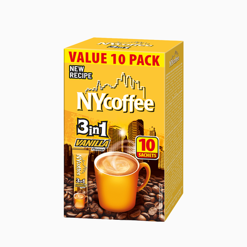 NY Coffee 3 in 1 Vanilla - 10 Pack